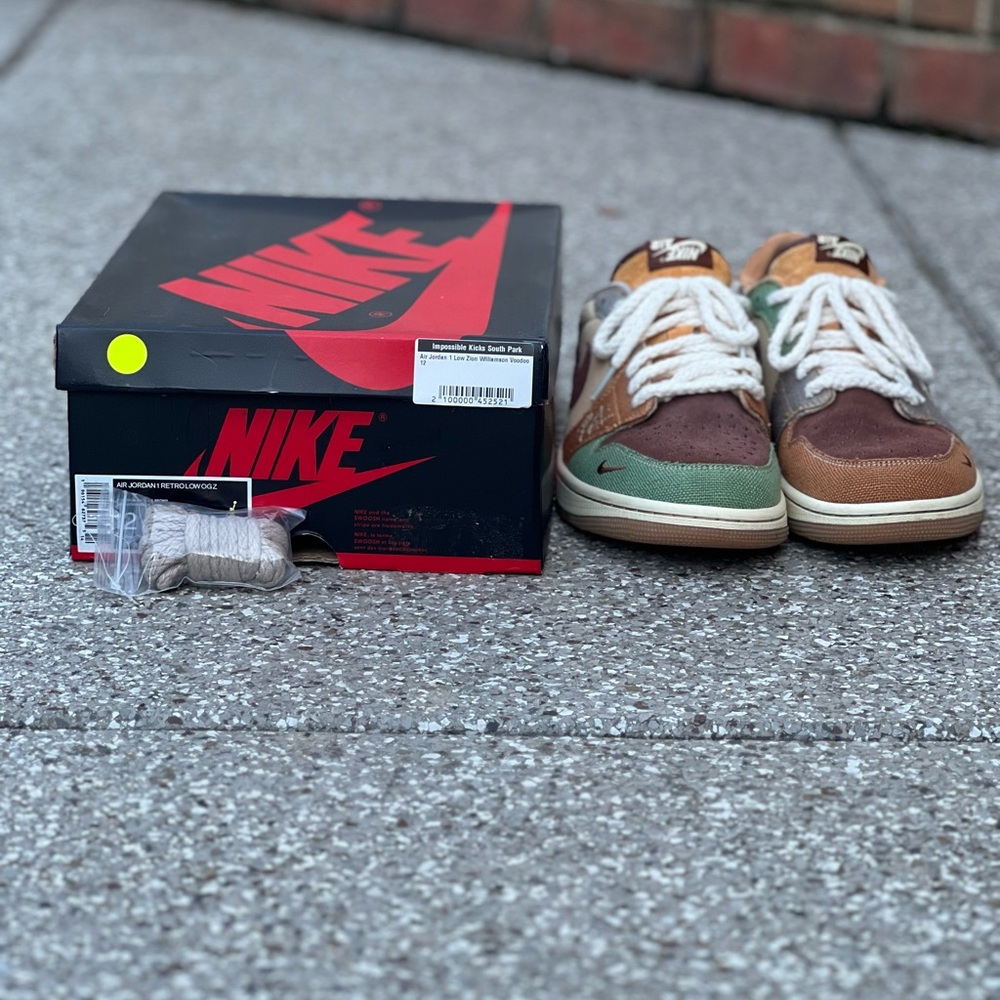 Nike Air Jordan 1 Low Voodoo Zion Williamson Size 12
